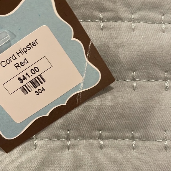 Red Draw Cord Hipster - Picture 4 of 4